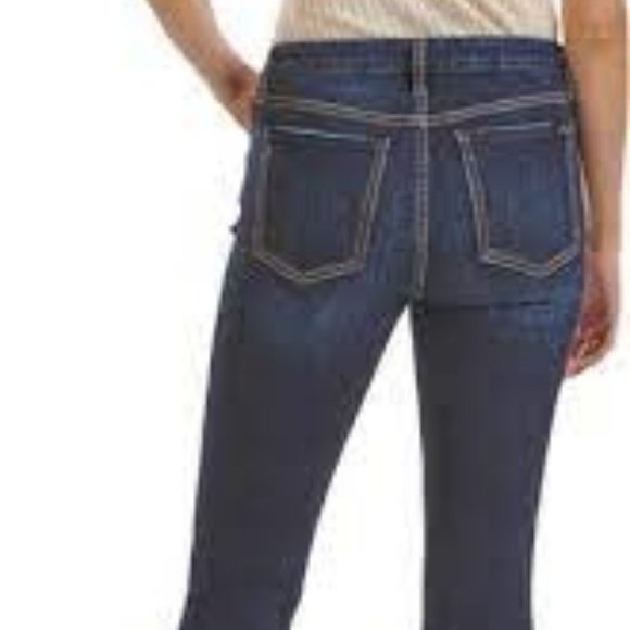 NWT JEN7 BY 7 FOR ALL MANKIND SLIM‎ BOYFRIEND JEANS DARK VINTAGE 00 - Picture 2 of 12